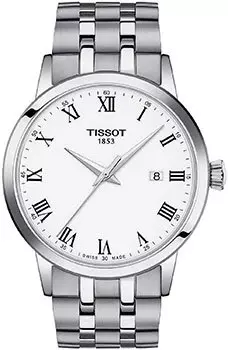 Швейцарские наручные мужские часы Tissot T129.410.11.013.00. Коллекция T Classic