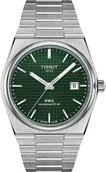 Швейцарские наручные мужские часы Tissot T137.407.11.091.00. Коллекция PRX