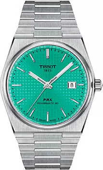 Швейцарские наручные мужские часы Tissot T137.407.11.091.01. Коллекция PRX