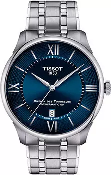 Швейцарские наручные мужские часы Tissot T139.407.11.048.00. Коллекция Chemin des Tourelles