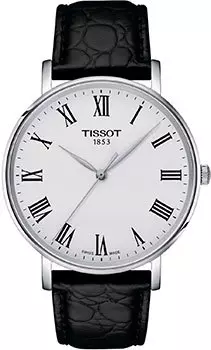 Швейцарские наручные мужские часы Tissot T143.410.16.033.00. Коллекция Everytime