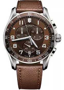 Швейцарские наручные мужские часы Victorinox Swiss Army 241653. Коллекция Chrono Classic