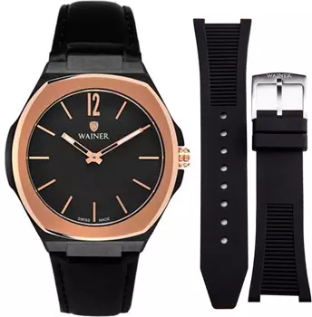 Швейцарские наручные мужские часы Wainer WA.10120ASET. Коллекция Vintage