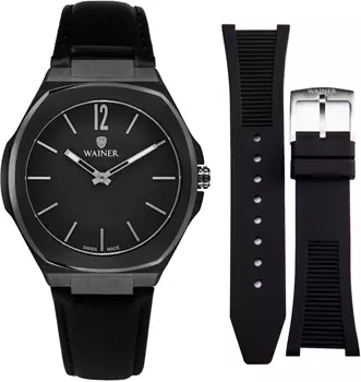 Швейцарские наручные мужские часы Wainer WA.10120BSET. Коллекция Vintage