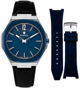 Швейцарские наручные мужские часы Wainer WA.10120CSET. Коллекция Vintage