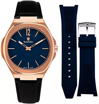 Швейцарские наручные мужские часы Wainer WA.10120DSET. Коллекция Vintage