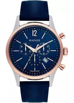 Швейцарские наручные мужские часы Wainer WA.12428L. Коллекция Wall Street