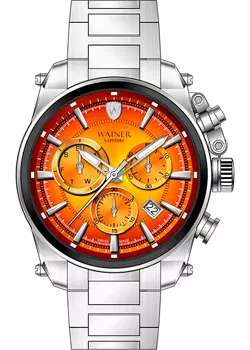 Швейцарские наручные мужские часы Wainer WA.19200F. Коллекция Wall Street