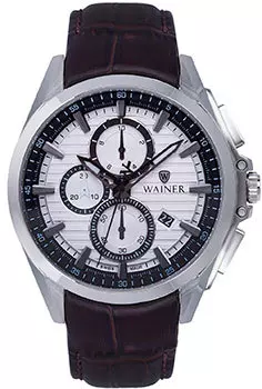 Швейцарские наручные мужские часы Wainer WA.19400A. Коллекция Wall Street