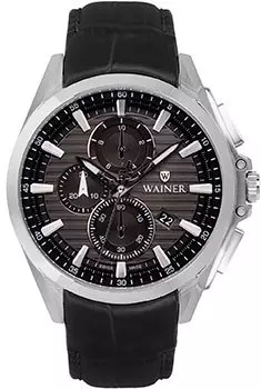 Швейцарские наручные мужские часы Wainer WA.19400B. Коллекция Wall Street