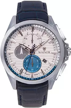 Швейцарские наручные мужские часы Wainer WA.19400F. Коллекция Wall Street
