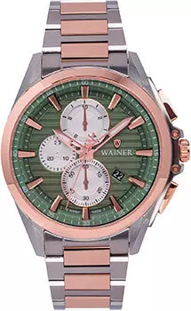 Швейцарские наручные мужские часы Wainer WA.19401E. Коллекция Wall Street