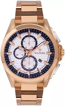 Швейцарские наручные мужские часы Wainer WA.19401F. Коллекция Wall Street
