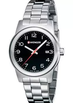 Швейцарские наручные мужские часы Wenger 01.0441.145. Коллекция Field Color