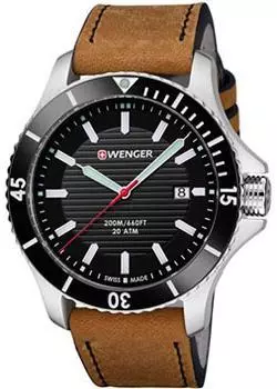 Швейцарские наручные мужские часы Wenger 01.0641.125. Коллекция Seaforce