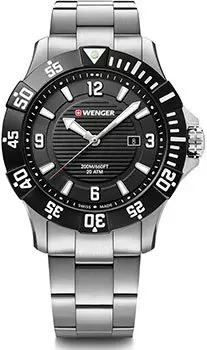 Швейцарские наручные мужские часы Wenger 01.0641.131. Коллекция Seaforce