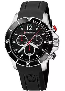 Швейцарские наручные мужские часы Wenger 01.0643.108. Коллекция Seaforce Chrono