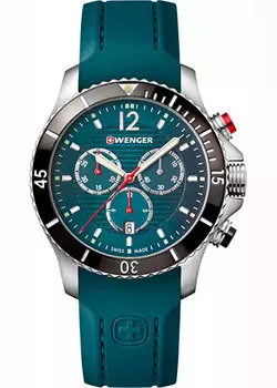 Швейцарские наручные мужские часы Wenger 01.0643.114. Коллекция Seaforce