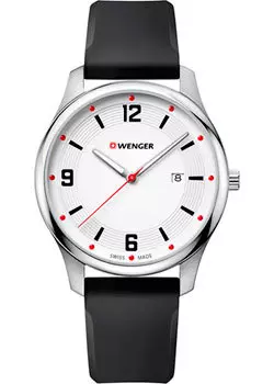 Швейцарские наручные мужские часы Wenger 01.1441.108. Коллекция City Active
