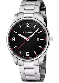Швейцарские наручные мужские часы Wenger 01.1441.110. Коллекция City Active