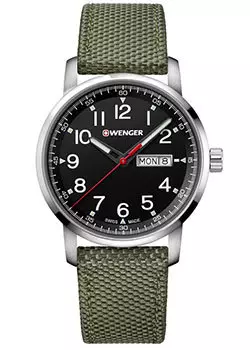 Швейцарские наручные мужские часы Wenger 01.1541.109. Коллекция Attitude