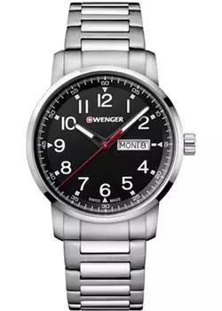 Швейцарские наручные мужские часы Wenger 01.1541.107. Коллекция Attitude