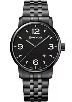 Швейцарские наручные мужские часы Wenger 01.1741.119. Коллекция Urban Metropolitan