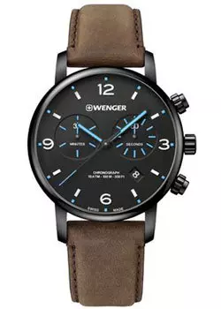 Швейцарские наручные мужские часы Wenger 01.1743.112. Коллекция Urban Metropolitan Chrono