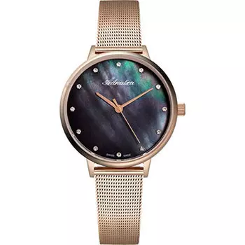 Швейцарские наручные женские часы Adriatica 3573.914MQ. Коллекция Zirconia