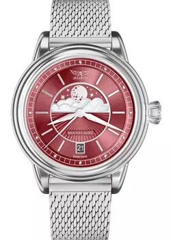 Швейцарские наручные женские часы Aviator V.1.33.0.264.5. Коллекция Douglas MoonFlight