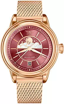 Швейцарские наручные женские часы Aviator V.1.33.2.265.5. Коллекция Douglas MoonFlight