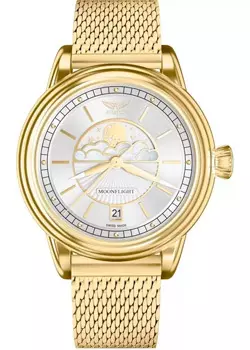 Швейцарские наручные женские часы Aviator V.1.33.1.343.5. Коллекция Douglas MoonFlight