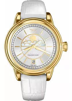 Швейцарские наручные женские часы Aviator V.1.33.1.343.4. Коллекция Douglas MoonFlight