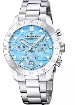 Швейцарские наручные женские часы Candino C4783.3. Коллекция Chronograph