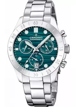 Швейцарские наручные женские часы Candino C4783.4. Коллекция Chronograph
