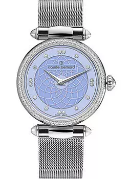 Швейцарские наручные женские часы Claude Bernard 20509-3MCIELN. Коллекция Dress code