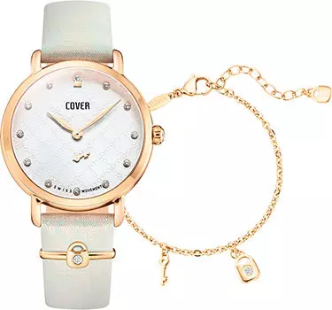 Швейцарские наручные женские часы Cover CO1004.02. Коллекция Crazy Seconds