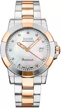 Швейцарские наручные женские часы Epos 8001.700.32.80.42. Коллекция Diamonds