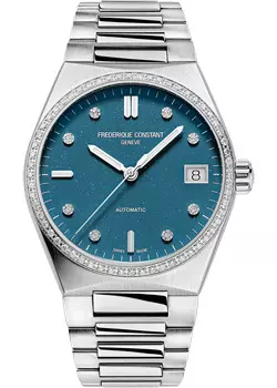 Швейцарские наручные женские часы Frederique Constant FC-303LBSD2NHD6B. Коллекция Highlife Automatic