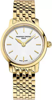Швейцарские наручные женские часы Frederique Constant FC-200S5B. Коллекция Slim Line Mini