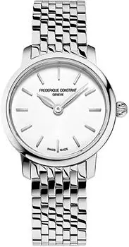 Швейцарские наручные женские часы Frederique Constant FC-200S6B. Коллекция Slim Line Mini