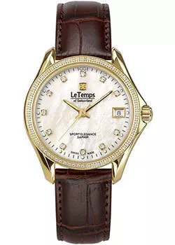 Швейцарские наручные женские часы Le Temps LT1030.85BL62. Коллекция Sport Elegance