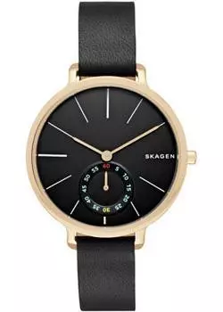 Швейцарские наручные женские часы Skagen SKW2354. Коллекция Leather