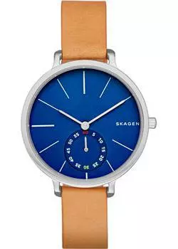 Швейцарские наручные женские часы Skagen SKW2355. Коллекция Leather