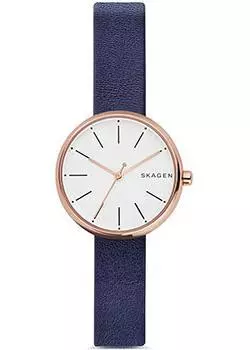 Швейцарские наручные женские часы Skagen SKW2592. Коллекция Leather