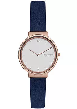 Швейцарские наручные женские часы Skagen SKW2608. Коллекция Leather