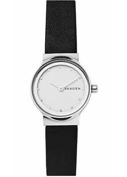 Швейцарские наручные женские часы Skagen SKW2668. Коллекция Leather