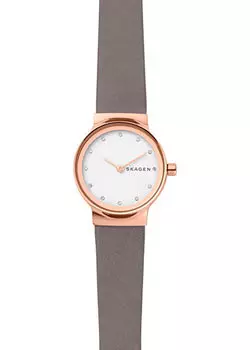 Швейцарские наручные женские часы Skagen SKW2669. Коллекция Leather