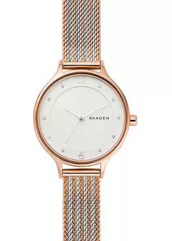 Швейцарские наручные женские часы Skagen SKW2749. Коллекция Mesh