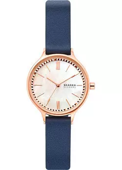 Швейцарские наручные женские часы Skagen SKW2864. Коллекция Leather